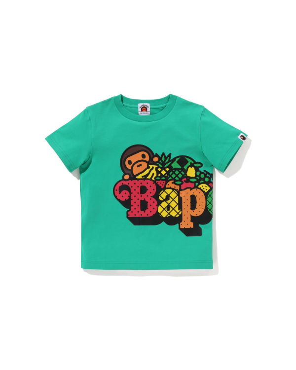 Camiseta Bape Milo Fruit Niños Verdes Claro | 679108-AYM