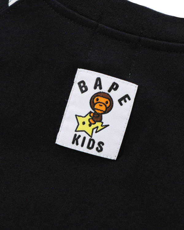 Camiseta Bape Milo Glow In The Dark STA L/S Niños Negros | 169254-VZO