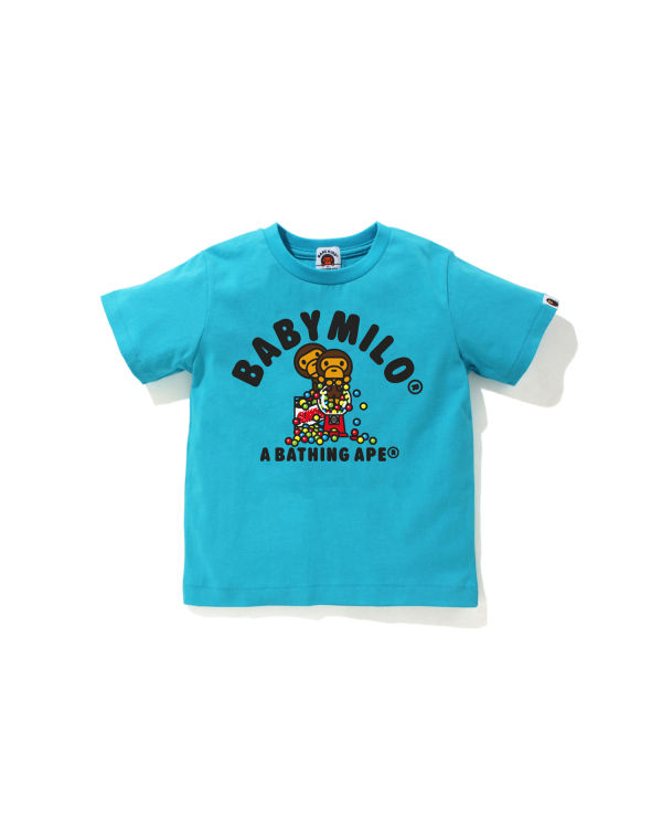 Camiseta Bape Milo Gum Ball Niños Azules | 406528-QRW