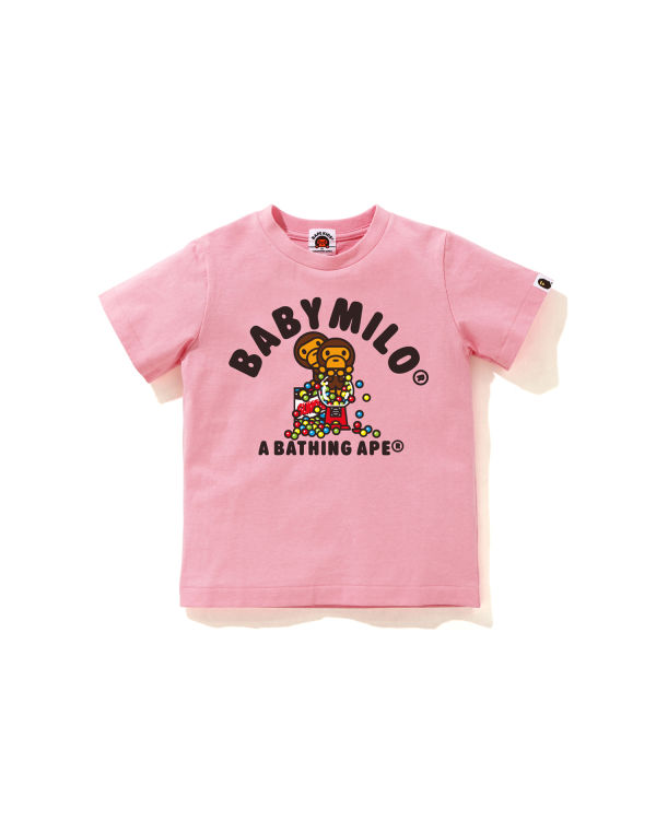 Camiseta Bape Milo Gum Ball Niños Rosas | 037268-AEF