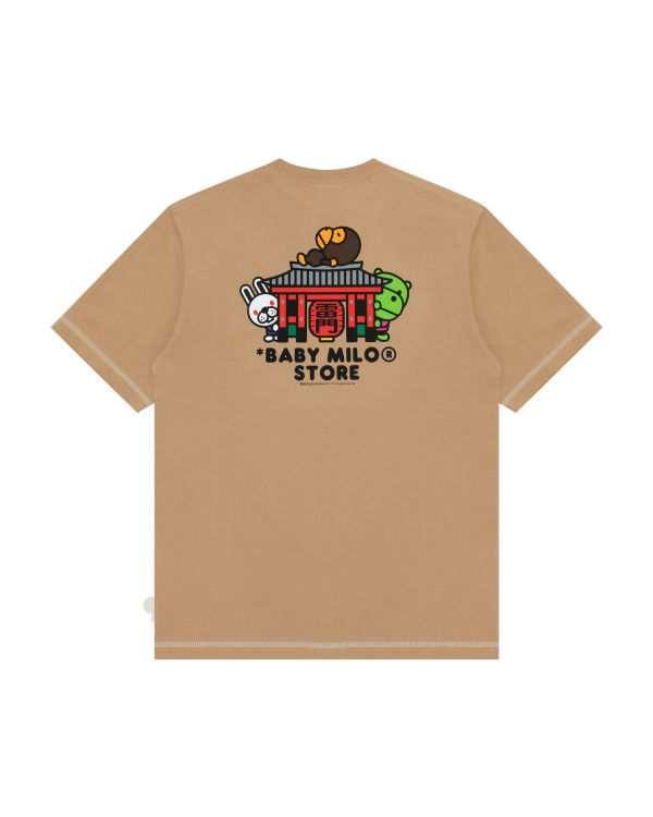 Camiseta Bape Milo Hombre Beige | 025947-WKO