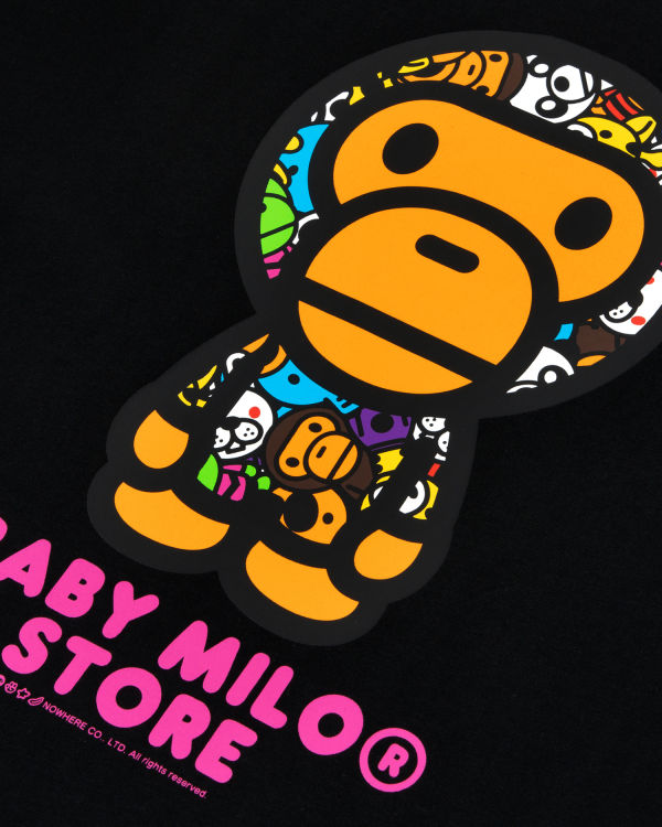 Camiseta Bape Milo Hombre Negros | 928537-KUB