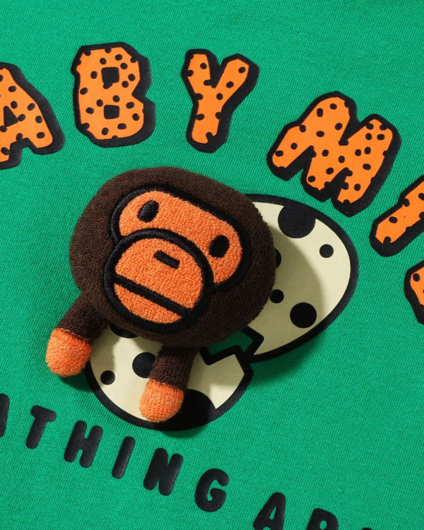 Camiseta Bape Milo Plush Doll In An Egg Niños Turquesa | 298107-PNC