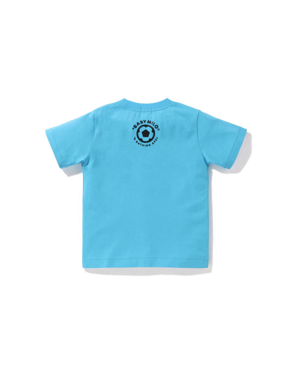 Camiseta Bape Milo Soccer Niños Azules | 489763-OXY