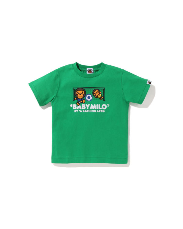 Camiseta Bape Milo Soccer Niños Turquesa | 174239-YLH