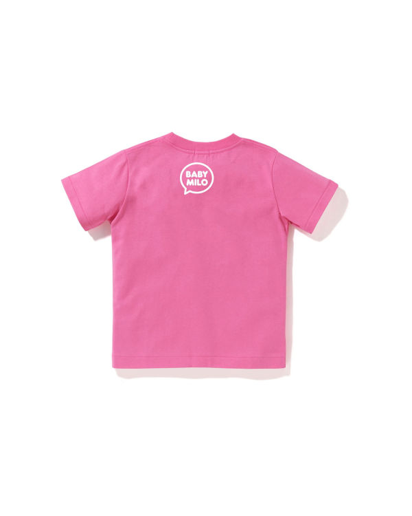 Camiseta Bape Milo Speech Balloon #1 Niños Rosas | 902845-KPQ