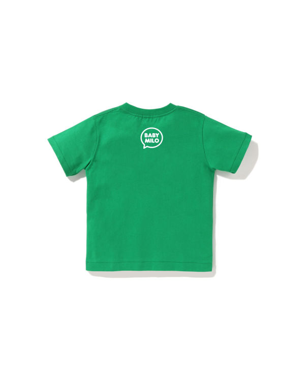 Camiseta Bape Milo Speech Balloon #4 Niños Turquesa | 437562-WLB