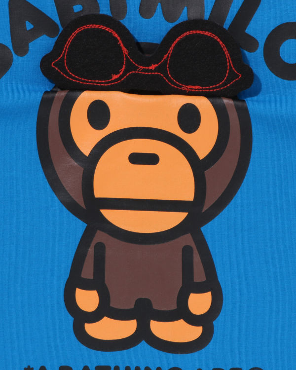 Camiseta Bape Milo Sunglass Patched Niños Azul Rey Azules | 194567-IJM