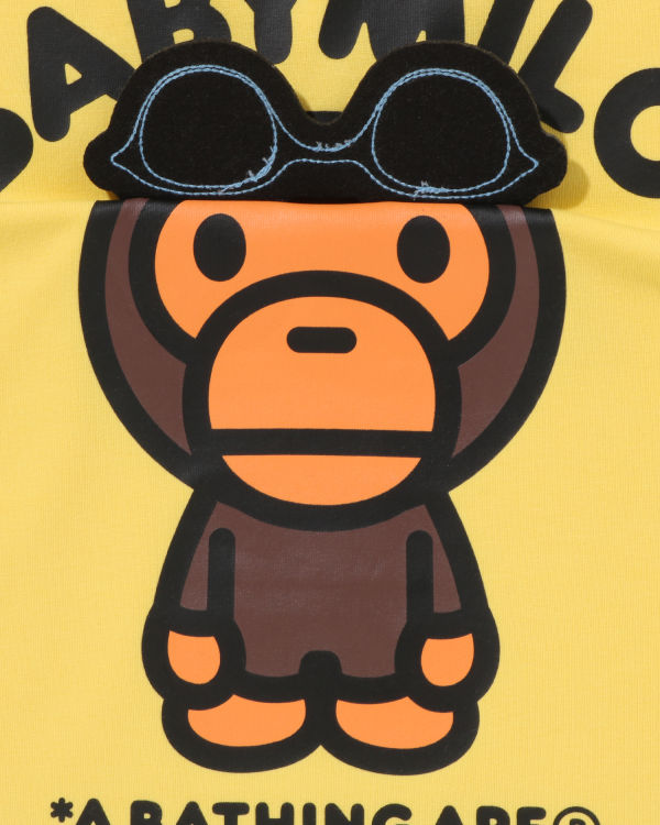 Camiseta Bape Milo Sunglass Patched Niños Amarillos | 894307-JMK