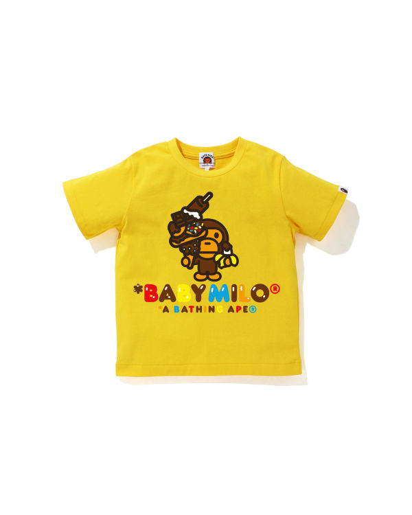 Camiseta Bape Milo Sweets Niños Amarillos | 148259-DMF