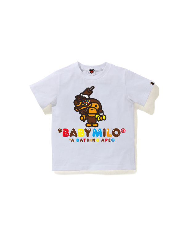 Camiseta Bape Milo Sweets Niños Blancos | 203586-VXA