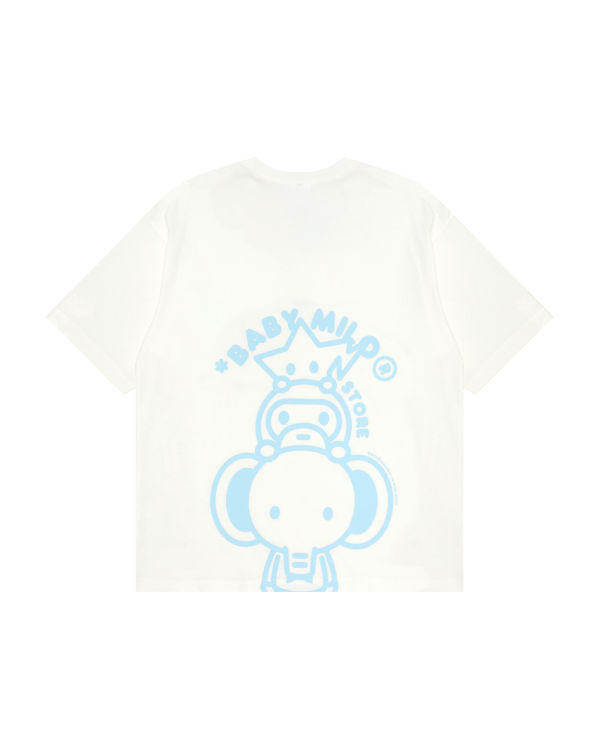 Camiseta Bape Milo boxy fit Mujer Blancos | 759102-TQE