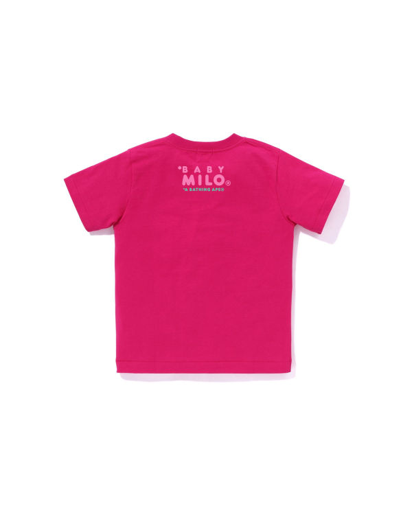 Camiseta Bape Milo ice cream Niños Rosas | 108954-WAM