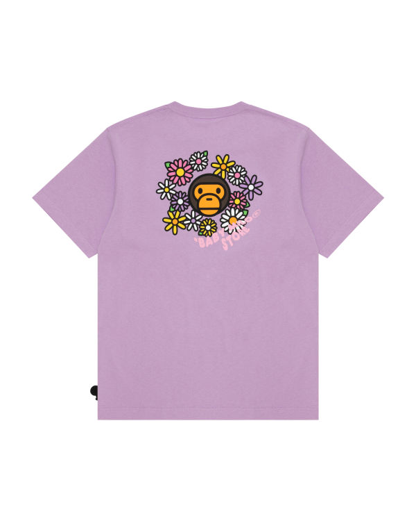 Camiseta Bape Milo short sleeve Mujer Morados | 748690-GXT