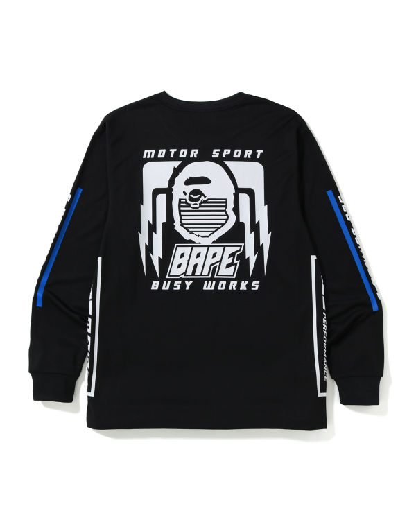 Camiseta Bape Motor Deporte Hombre Negros | 169578-GIF