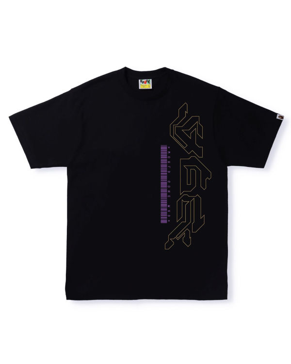 Camiseta Bape Multi Logo #2 Hombre Negros | 145729-DRO