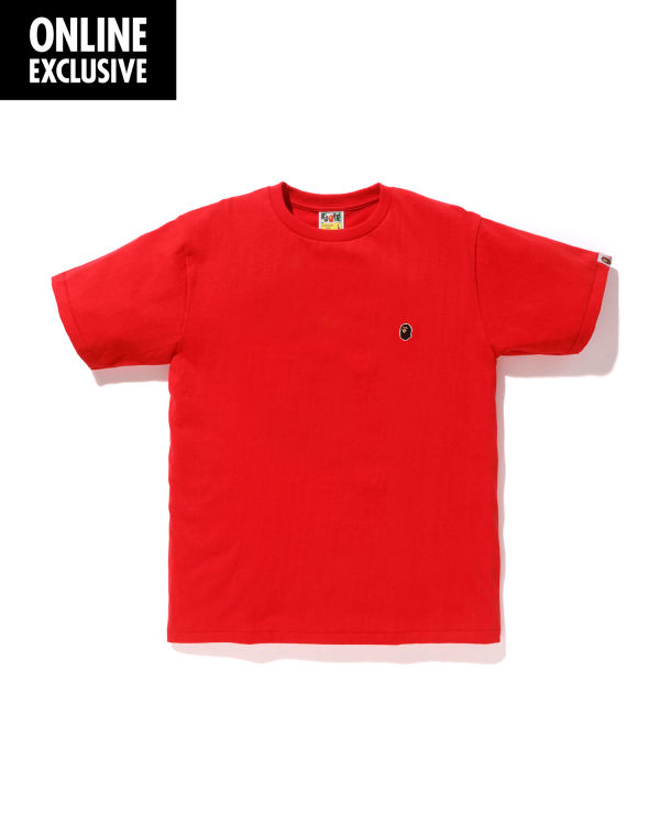 Camiseta Bape One Point Hombre Coral Rojos | 582947-JPB