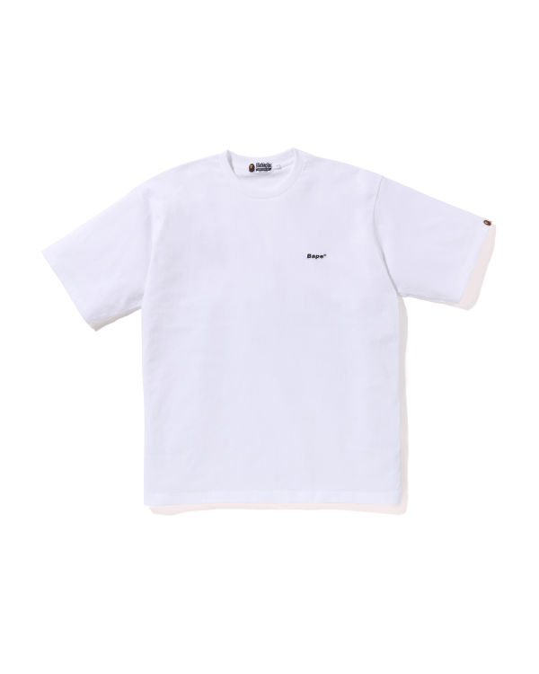 Camiseta Bape One Point Relaxed Fit Hombre Blancos | 248075-FXN