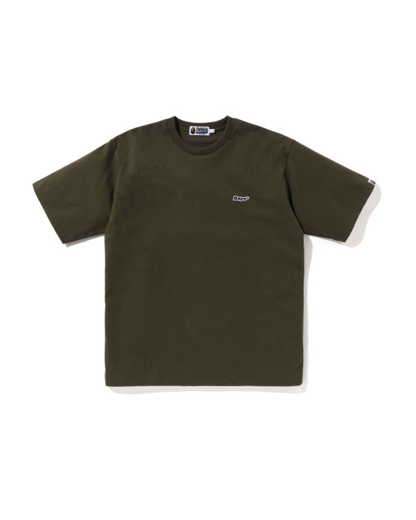 Camiseta Bape One Point Relaxed Fit Hombre Verdes | 786190-ESC