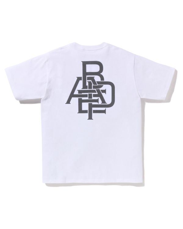 Camiseta Bape Pigment Logo Hombre Blancos | 891326-BQT