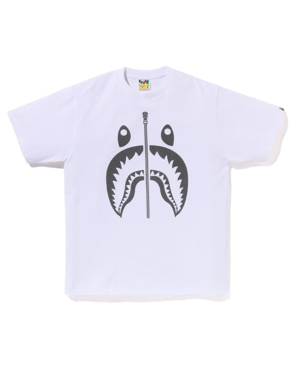 Camiseta Bape Pigment Shark Hombre Blancos | 604957-QLA