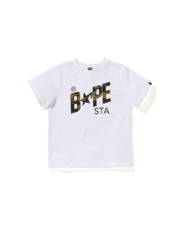 Camiseta Bape Reflector 1st Camo Sta Logo Niños Blancos | 365729-SGE