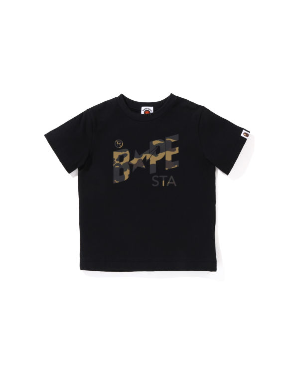 Camiseta Bape Reflector 1st Camo Sta Logo Niños Negros | 514928-LCH