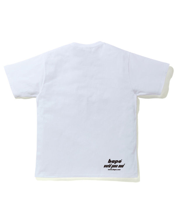 Camiseta Bape STA Camo WGM Ape Head Hombre Blancos | 092153-TMD