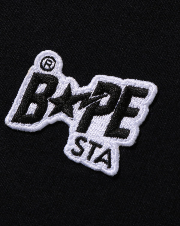 Camiseta Bape STA Logo One Point Mujer Negros | 412075-TMW