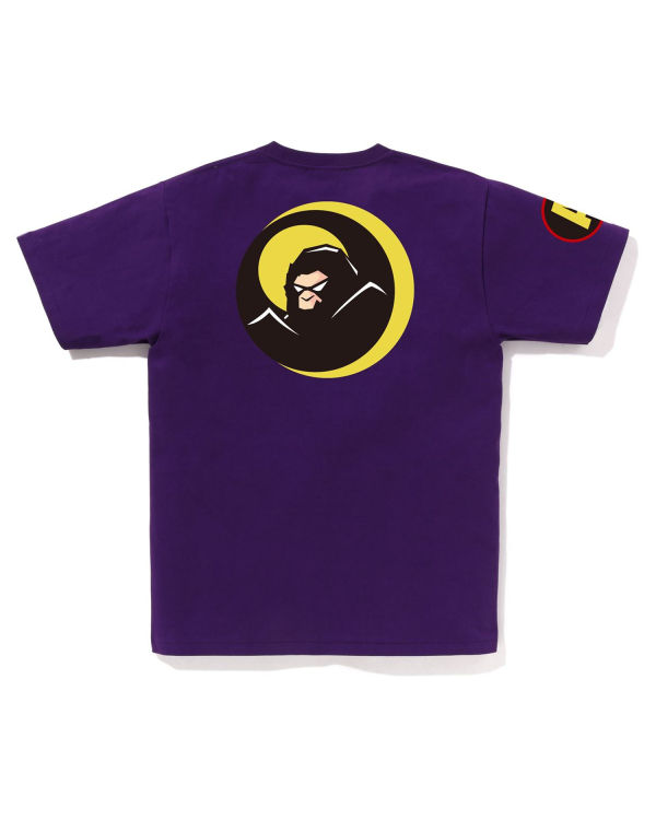 Camiseta Bape Shadow Hombre Morados | 519876-JEV