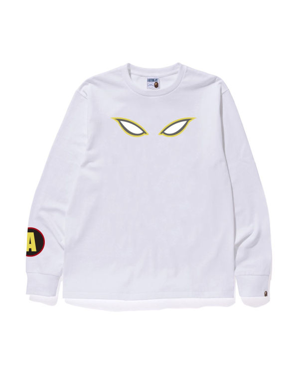 Camiseta Bape Shadow L/S Hombre Blancos | 082194-DRE