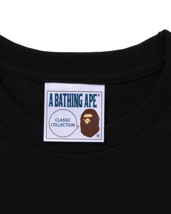 Camiseta Bape Shadow L/S Hombre Negros | 293816-VLX