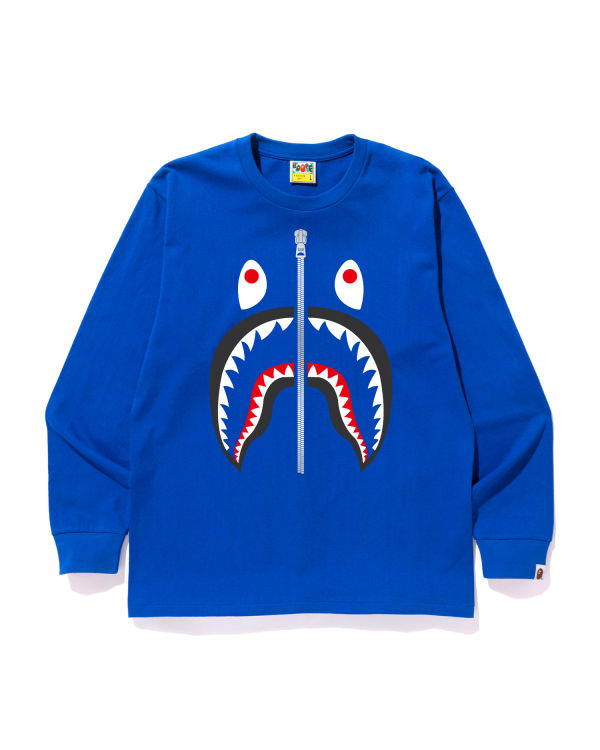 Camiseta Bape Shark Hombre Azules | 260791-DQT