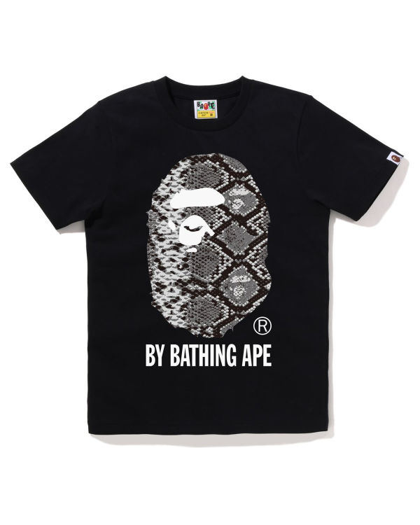 Camiseta Bape Snake By Bathing Ape Mujer Negros | 728354-YVR