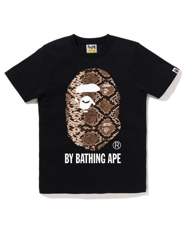 Camiseta Bape Snake By Bathing Ape Mujer Negros | 853724-ULI