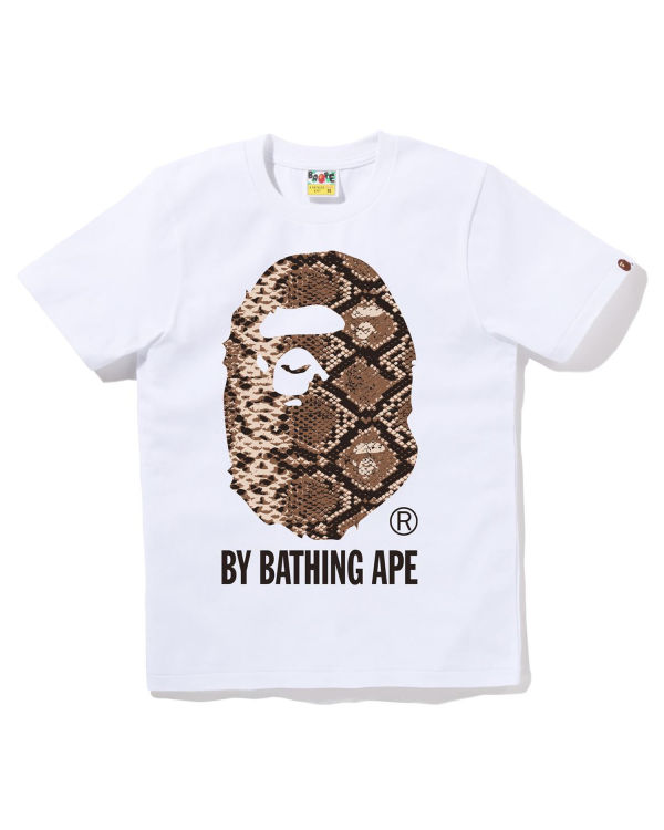 Camiseta Bape Snake By Bathing Ape Mujer Blancos | 943276-WPJ