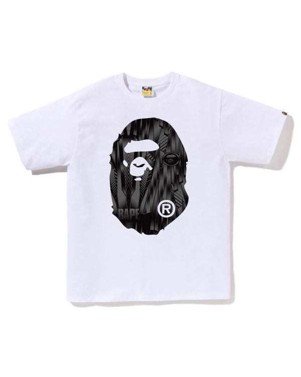 Camiseta Bape Speed Racer Big Ape Head Hombre Blancos | 942508-CLE