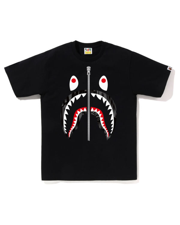 Camiseta Bape Speed Racer Shark Hombre Negros | 014879-XUT