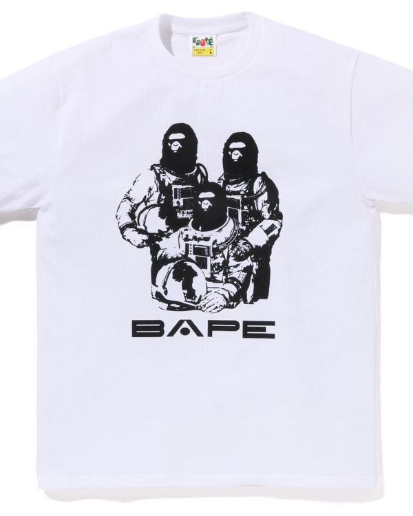 Camiseta Bape Tee Package Box #1 M Hombre Blancos Negros | 026351-HLU