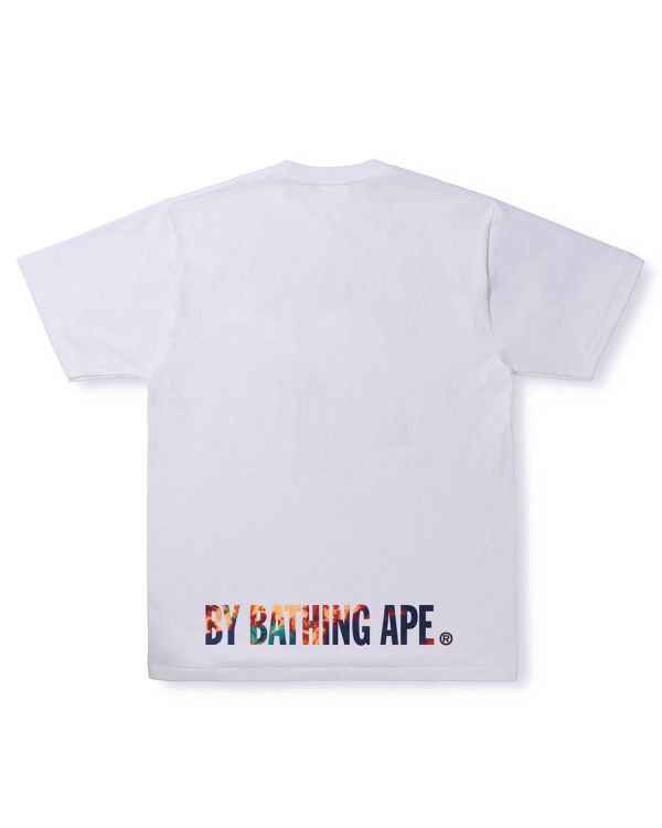 Camiseta Bape Tie Dye Ape Face Hombre Blancos | 412056-XTR