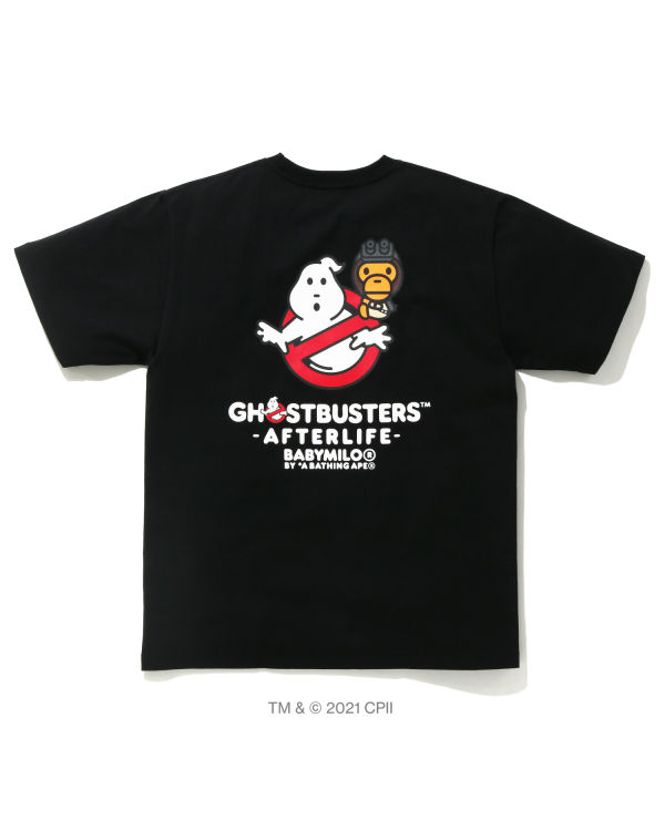 Camiseta Bape X Ghostbusters Milo Hombre Negros | 018496-RDZ