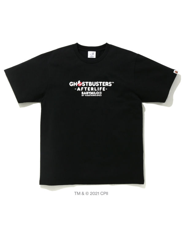 Camiseta Bape X Ghostbusters Milo Hombre Negros | 018496-RDZ