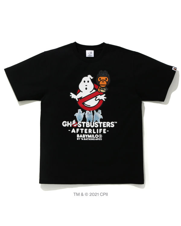 Camiseta Bape X Ghostbusters Milo Hombre Negros | 230416-GDA