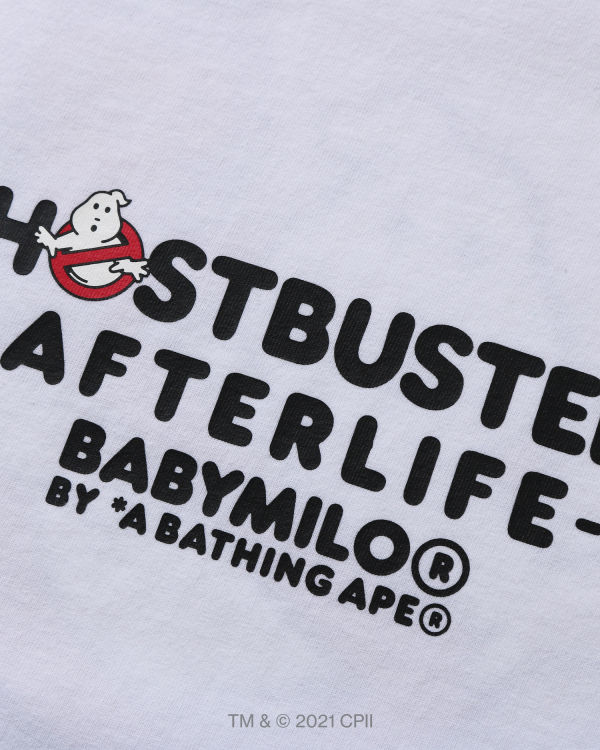 Camiseta Bape X Ghostbusters Milo Hombre Blancos | 849506-MFR