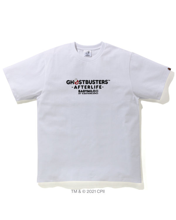 Camiseta Bape X Ghostbusters Milo Hombre Blancos | 849506-MFR