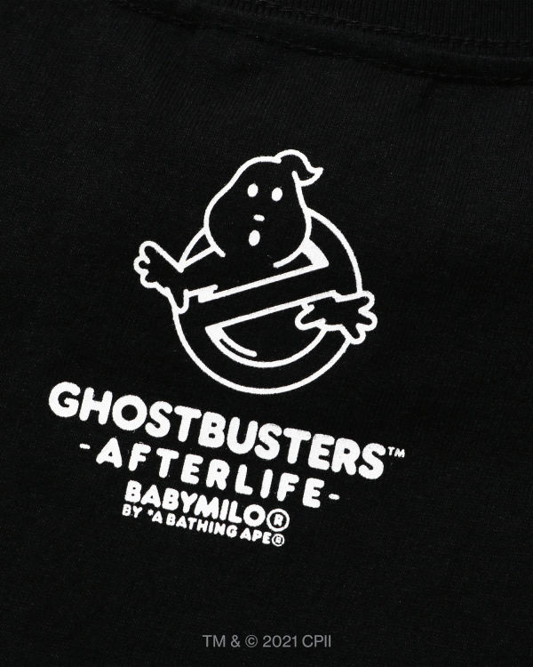 Camiseta Bape X Ghostbusters Milo Long Sleeve Niños Negros | 540978-OMQ