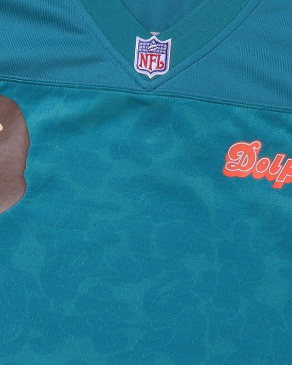 Camiseta Bape X M&N NFL Miami Dolphins Legacy Jersey Hombre Verde Menta | 437052-YGI