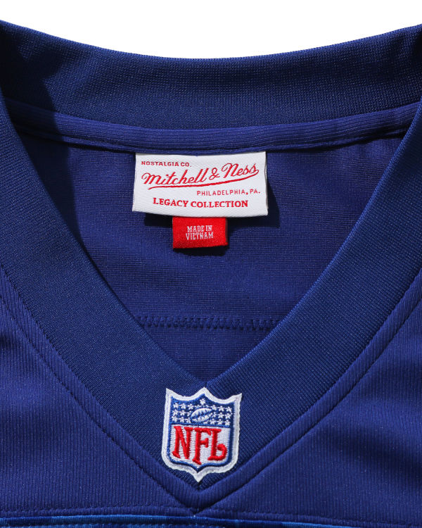 Camiseta Bape X M&N NFL New England Patriots Legacy Jersey Hombre Azules | 769158-UJY