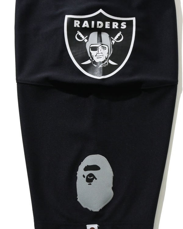 Camiseta Bape X M&N NFL Oakland Raiders Legacy Jersey Hombre Negros | 165743-LKJ