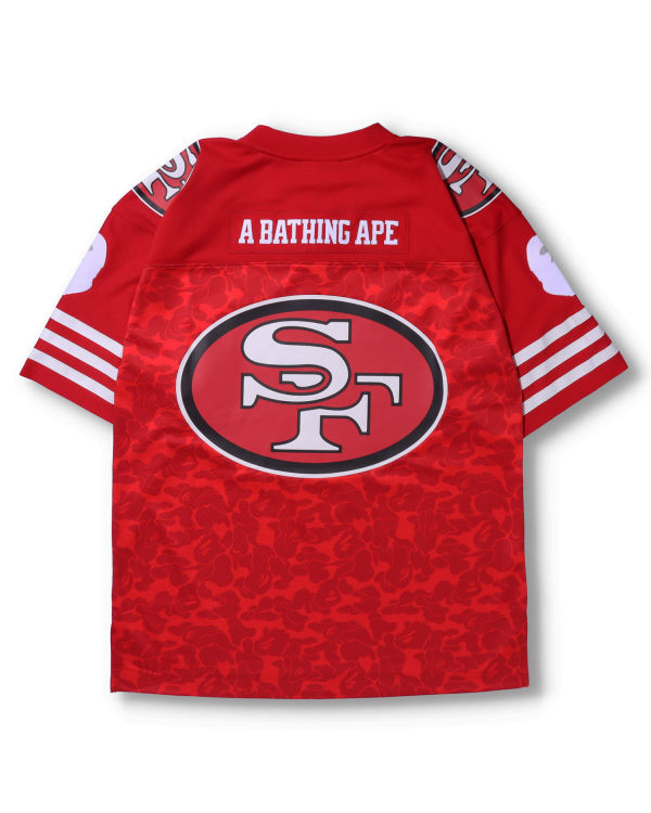 Camiseta Bape X M&N NFL San Francisco 49ers Legacy Jersey Hombre Rojos Claro | 781906-ERJ